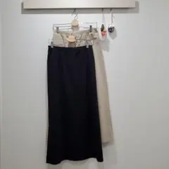 UNIQLO ウルトラストレッチ エアリズム ロングスカート L 2枚セット