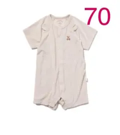 ジェラートピケ ロンパース ベア