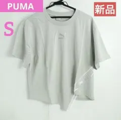 【新品】PUMA プーマ 半袖Tシャツ レディース グレー S
