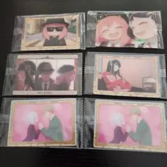 スパイファミリー　ウエハースカード　６枚