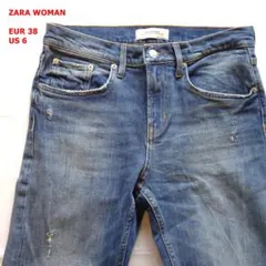 ZARA WOMAN ダメージデニム EUR 38 US 6