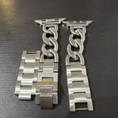 Apple Watch メタルチェーンバンド シルバー