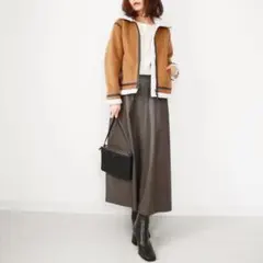 ボアフリースブルゾン