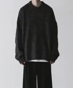 Remer loose wool blend shaggy over knitのサムネイル