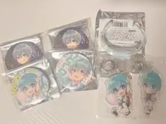 ころん セット 缶バッチ・アクリルキーホルダー・アクリルバングル