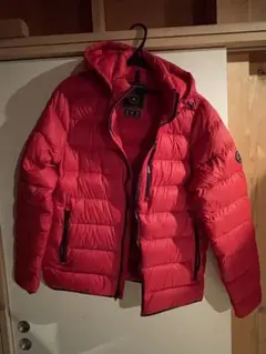 Abercrombie & Fitch レッド ダウンジャケット M