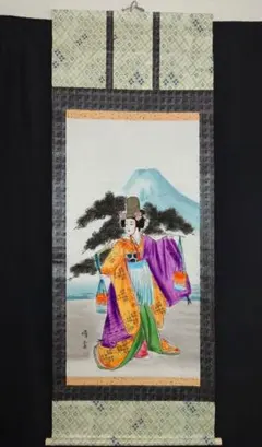 美人画掛軸 祇園井特 美人図｜古美術・掛け軸の販売・買取・鑑定-松本松栄堂
