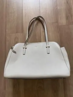 kate spade グレーベージュ バッグ　美品