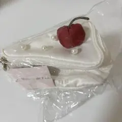 ケーキ型ポーチ ホワイトのサムネイル