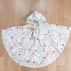 美品 スヌーピー ベビーレインポンチョ80〜95サイズ 撥水加工 レインコート
