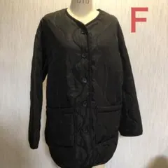 【最終値】黒 キルティングジャケット レディース