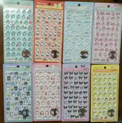 ボンボンドロップシール　サンリオミニ　フルコンプ　8種類