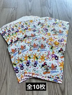 ショップバッグ　ディズニー 15周年記念 ミッキー柄紙袋 10枚セット