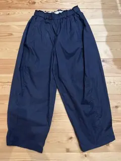 スタジオクリップ　ゆったりパンツ　ネイビー