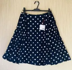 ユニクロ イネス レーヨンドットスカート 新品 70 水玉 ワンピース