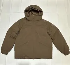 GU 新作 ウォームパデッドパーカー ブラウン Lサイズ