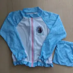 アナとエルサ ラッシュガード 水色
