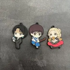アニメキャラクターラバーチャーム3個セット