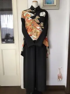 着物リメイク留袖燕尾ジャケットワイドパンツセット