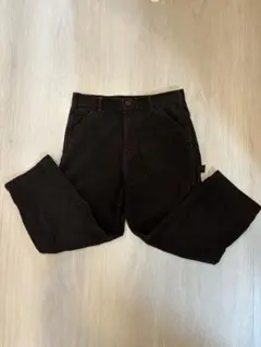 【良好】 UNIQLO ダークブラウン コーデュロイパンツ Mサイズ