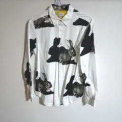 Paul Smith ウサギプリント 長袖シャツ S ラビット