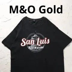 M&O Gold Tシャツ サンルイスポトシ　メキシコ　ブラック　フェード