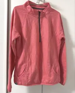 古着　ハーフジップパーカー