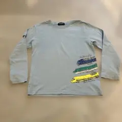 KLÄDSKAP 電車デザイン 長袖カットソー