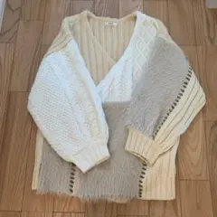 ケーブルニット セーター Mサイズ