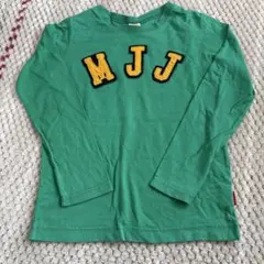 Moujonjon グリーン MJJ 刺繍 長袖カットソー 130