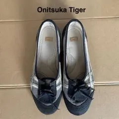 Onitsuka Tiger チェック柄 パンプス　24.0のサムネイル
