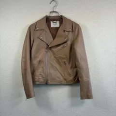 SLOBE IÉNA ブラウン ライダースジャケット