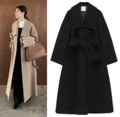 【 CLANE 】LADY MAXI GOWN COAT ガウンコートのサムネイル