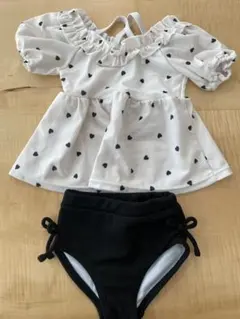 s*♡様 petit main ベビー水着セット 80