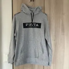 美品/FINTA フード付きパーカー グレー　/サイズM フィンタ