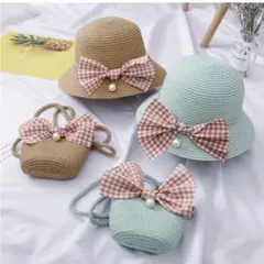 SALE❗️ラスト一点　帽子と鞄のセット♡
