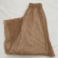 【極美品】KBF フレアスカート　ロング　シースルー