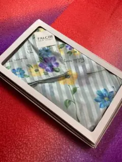 Falchi New York ファルチニューヨーク 花柄 スカーフ ひざ掛け