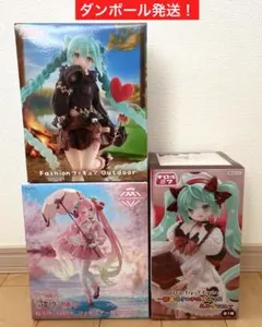 初音ミク ぬーどるストッパーフィギュア チロルチョコ 3点セット