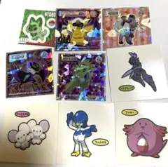 ポケモンパン　ポケモンウエハース　ポケモンスナック　シール　9枚セット