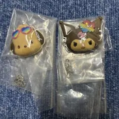 サンリオキャラクターズミニチュア　おめんコレクション　クロミ　ポチャッコ