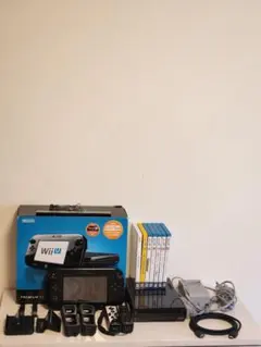 Wii U 本体 32GB プレミアムセッ卜 オマケ ゲームソフト5本セット