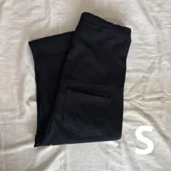 ユニクロ UNIQLO マタニティパンツ ブラック　S