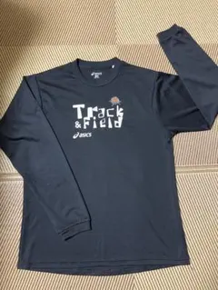 asics 投げまくり陸上用シャツ M 黒