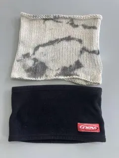 かっこよく暖かく！nevほか　キッズ用　ネックウォーマー　２種セット