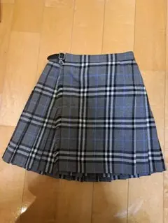 BURBERRYS ヒダ付きチェック柄 プリーツスカート 120A