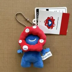 大阪・関西万博 ミャクミャク ぷちマスコットキーチェーン　にっこり