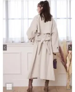 フェイクウールコート