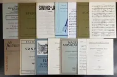 フルート　楽譜　輸入　レア　スコア　9冊セット　まとめて　輸入楽譜　パート譜あり