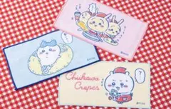 新品未使用　売り切れ品 ちいかわ　クレープ　3枚セットタオル